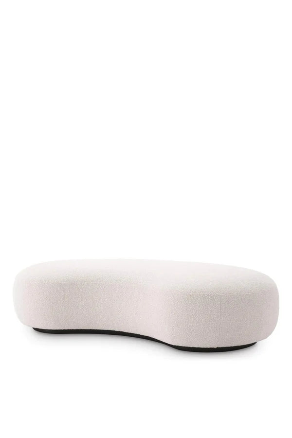 Elegant Bean-Shaped Bench – 180 x 95 x H. 44 cm - Timberland Home Furniture