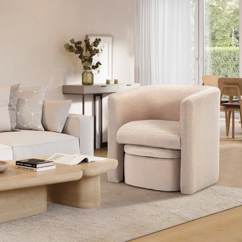 Multifunction Accent Chair with Ottoman and Storage by Timber Land Home Furniture – Stylish, Space-Saving, and Comfortable