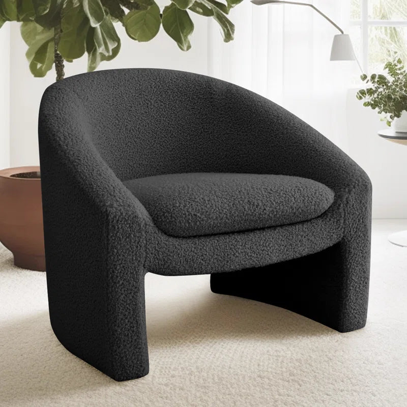 Emmie Bouclé Chair – Cozy, Modern Accent Seating - Timber Land Home Furniture