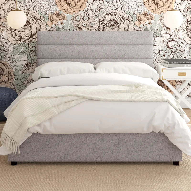 Takio – Plush Upholstered Headboard and Sturdy Frame - Timber Land Home Furniture