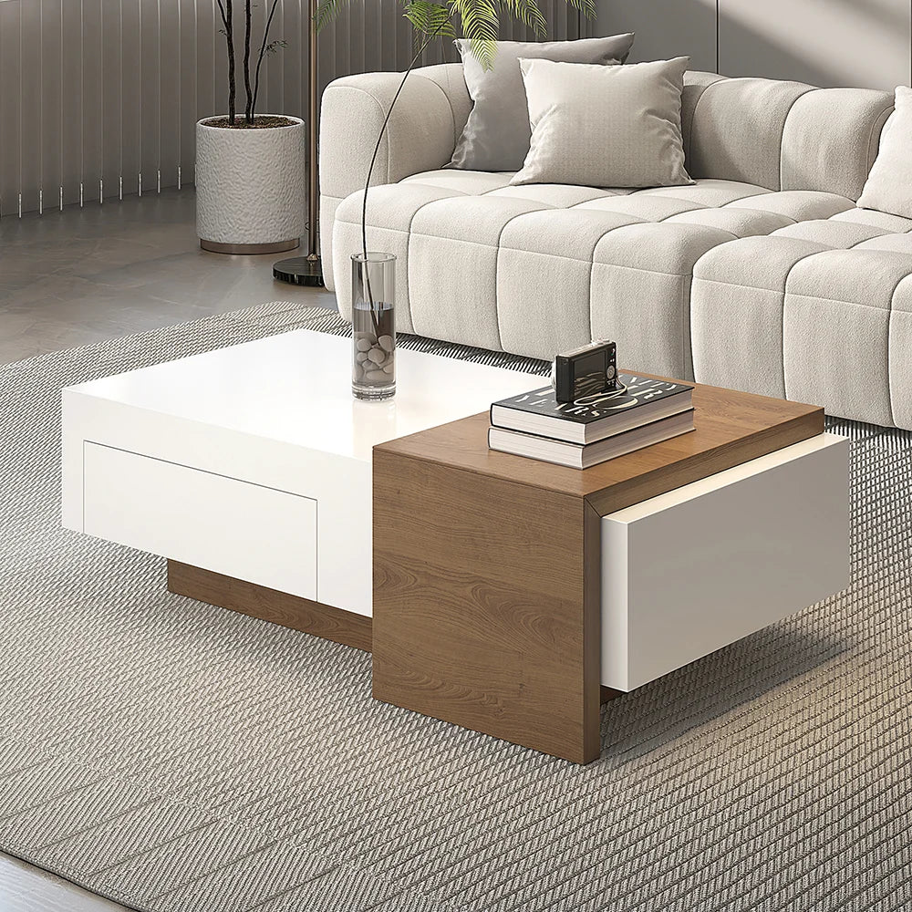Stylish Extendable Table - 124 cm L x 60 cm W x 38 cm H | Timber Land Home Furniture