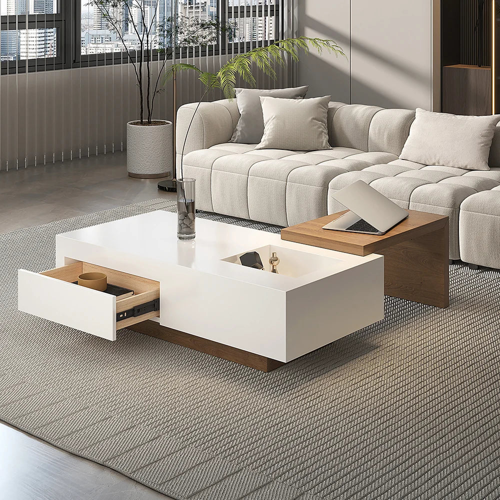 Stylish Extendable Table - 124 cm L x 60 cm W x 38 cm H | Timber Land Home Furniture