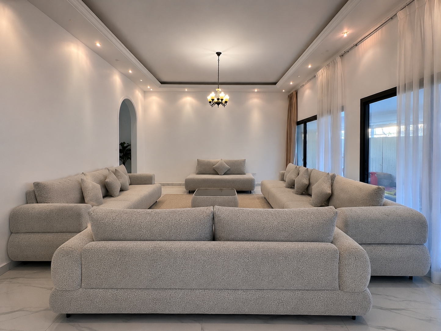 Modern Beige Lounge Collection..