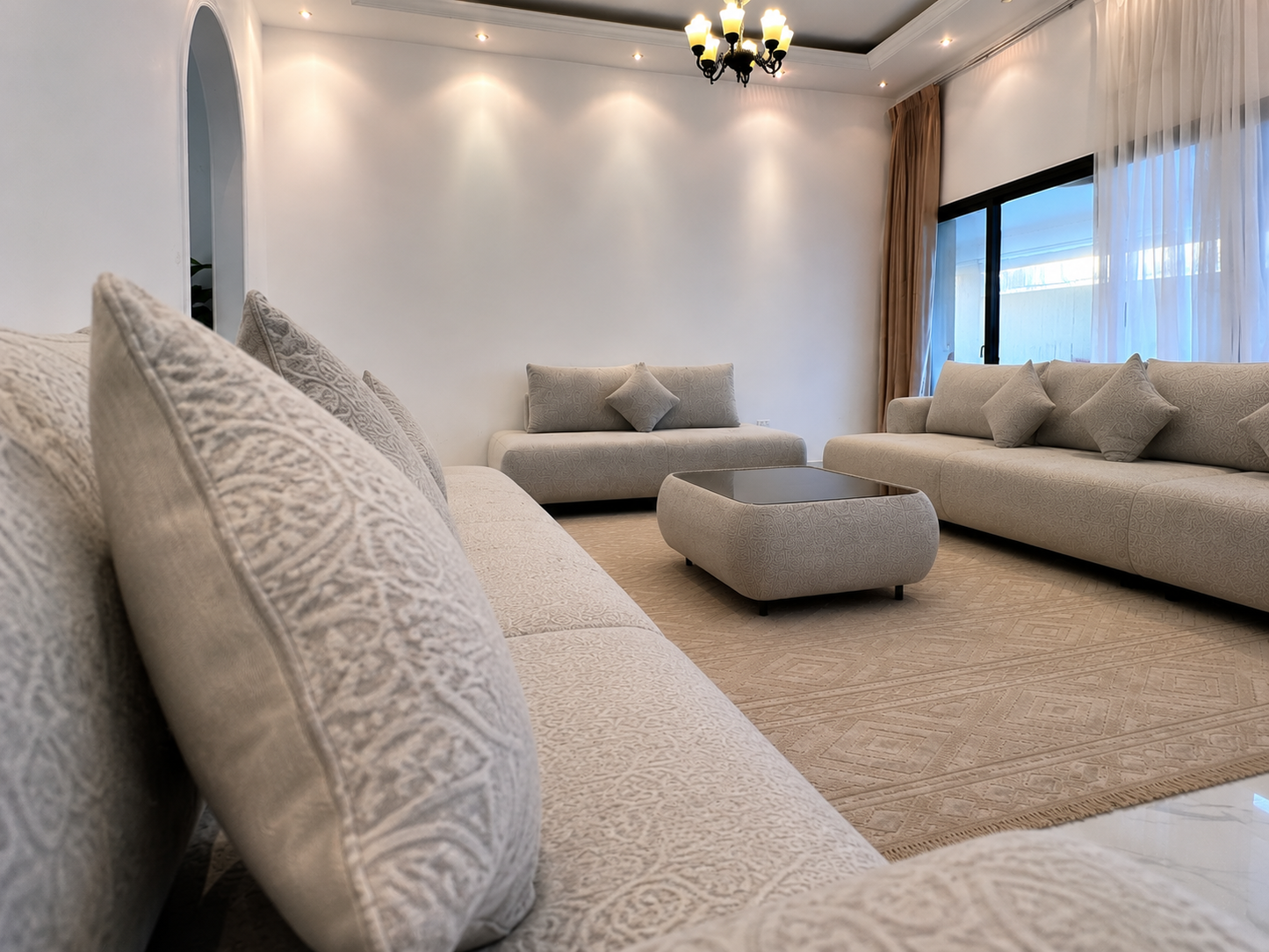 Modern Beige Lounge Collection..