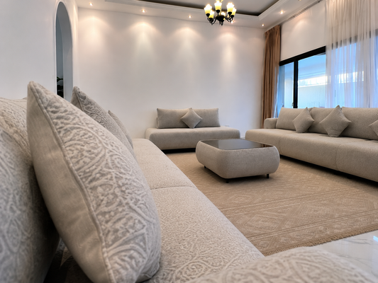 Modern Beige Lounge Collection..