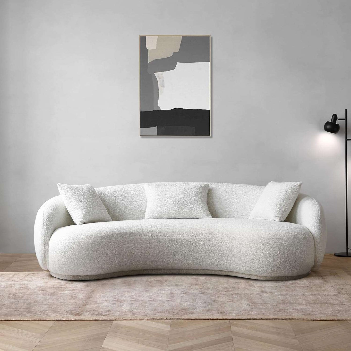 Curved Sofa – Luxury Modern Design for Contemporary UAE Homes-Timber Land Home Furniture