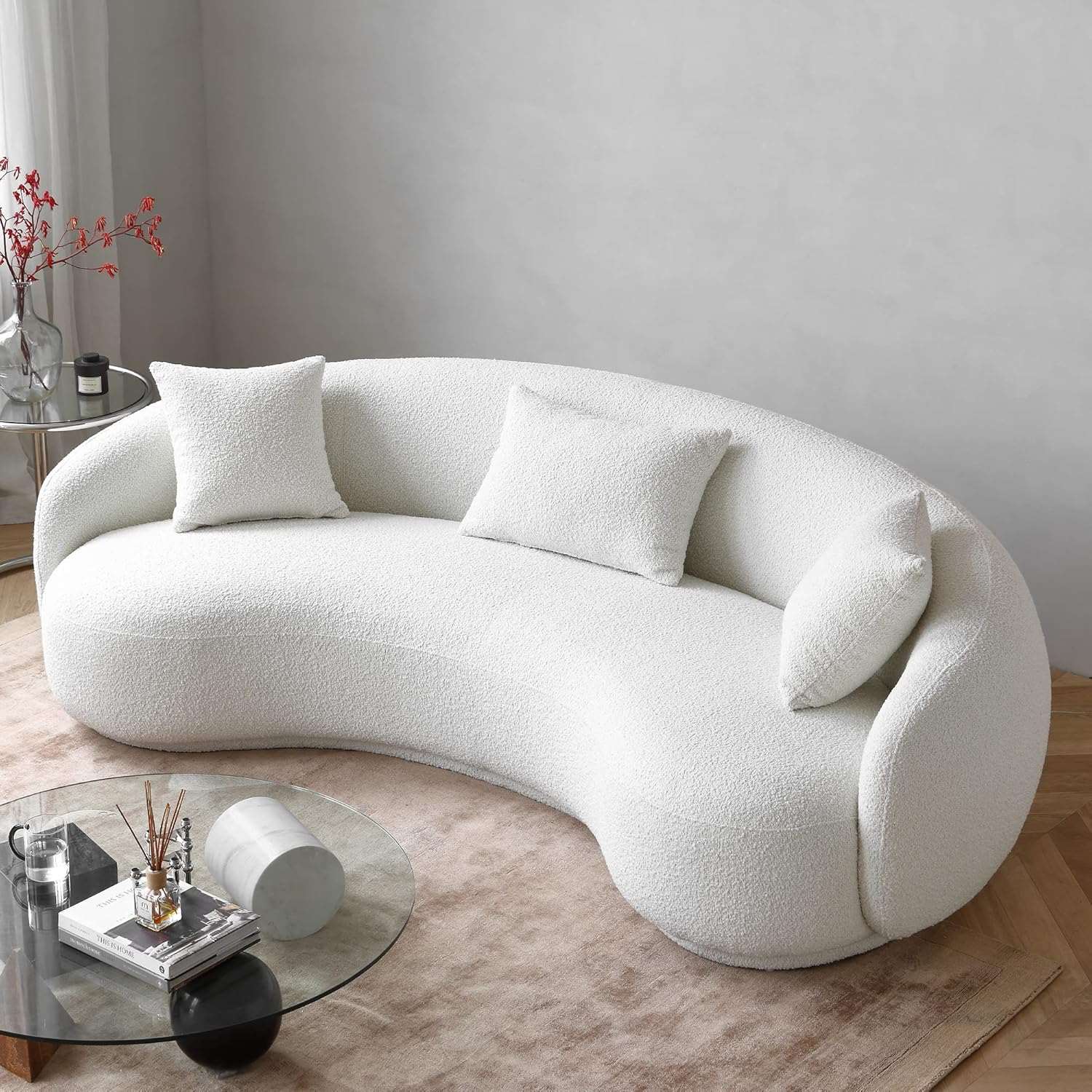 Curved Sofa – Luxury Modern Design for Contemporary UAE Homes-Timber Land Home Furniture